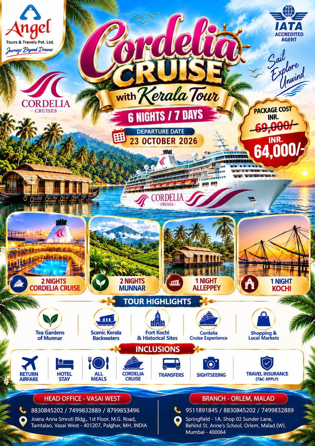 CORDELIA CRUISE WITH KERALA — image 1